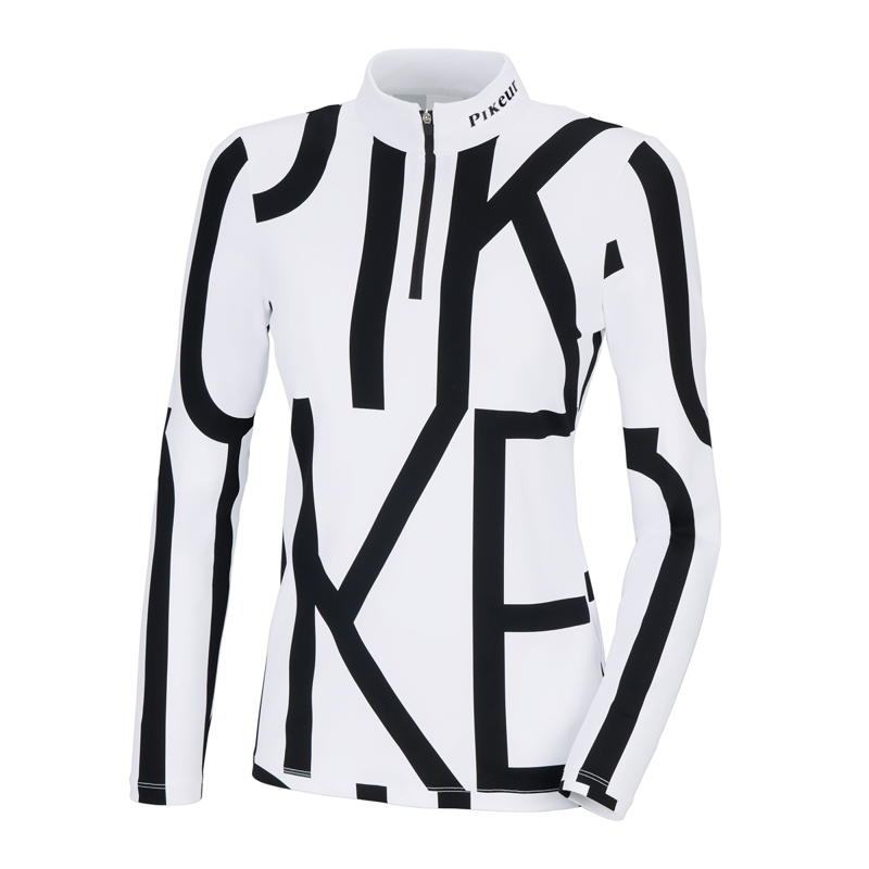 Pikeur Classic Sport Print Base Layer White